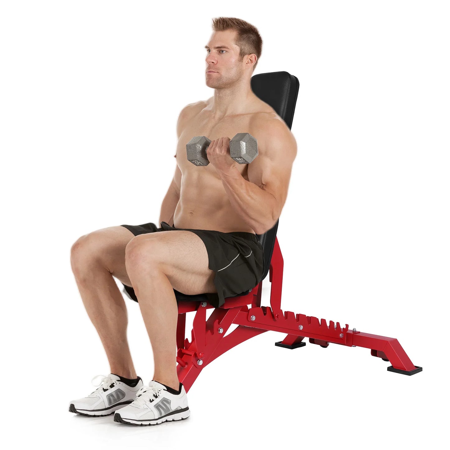 Strength Training Bench Adjustable Exercise Bench Bench Press Bench for Home Garage Gym