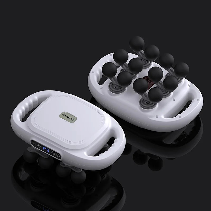 12 head massage gun, deep tissue impact massager, suitable for the back, shoulders, legs, and feet