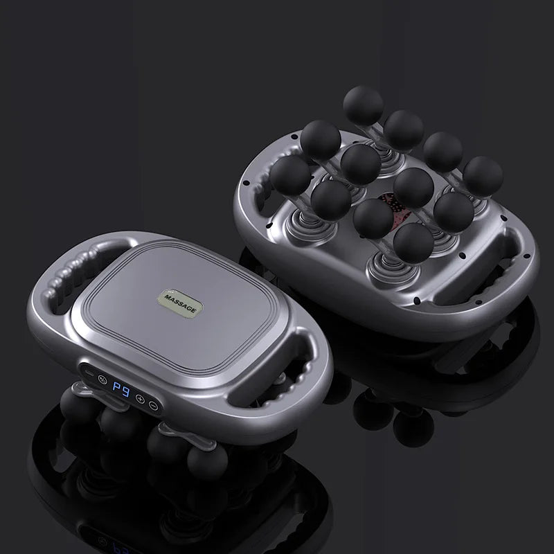 12 head massage gun, deep tissue impact massager, suitable for the back, shoulders, legs, and feet
