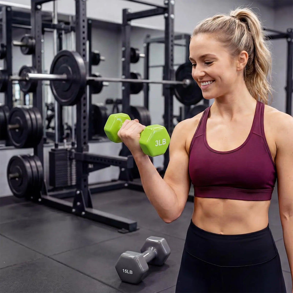 Dumbbell Set for Women and Men, Neoprene Dumbbell Free Hand Weight Set for Home Gym, Packed in Pairs