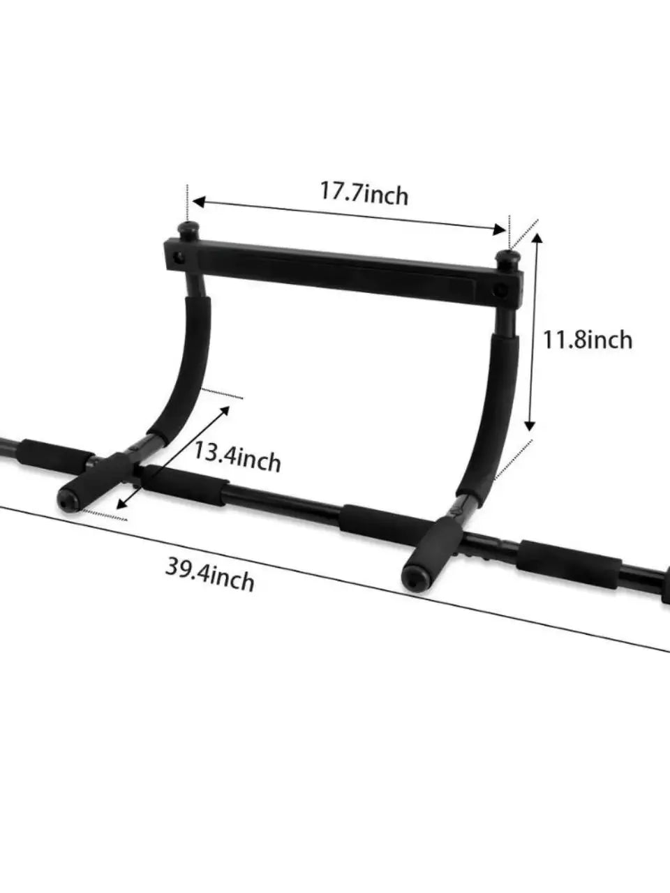 Adjustable Doorway Pull Up Bar, Home Gym Chin Up Bar for Strength Training, Portable Fitness Equipment for Arms, Back & Core Workout
