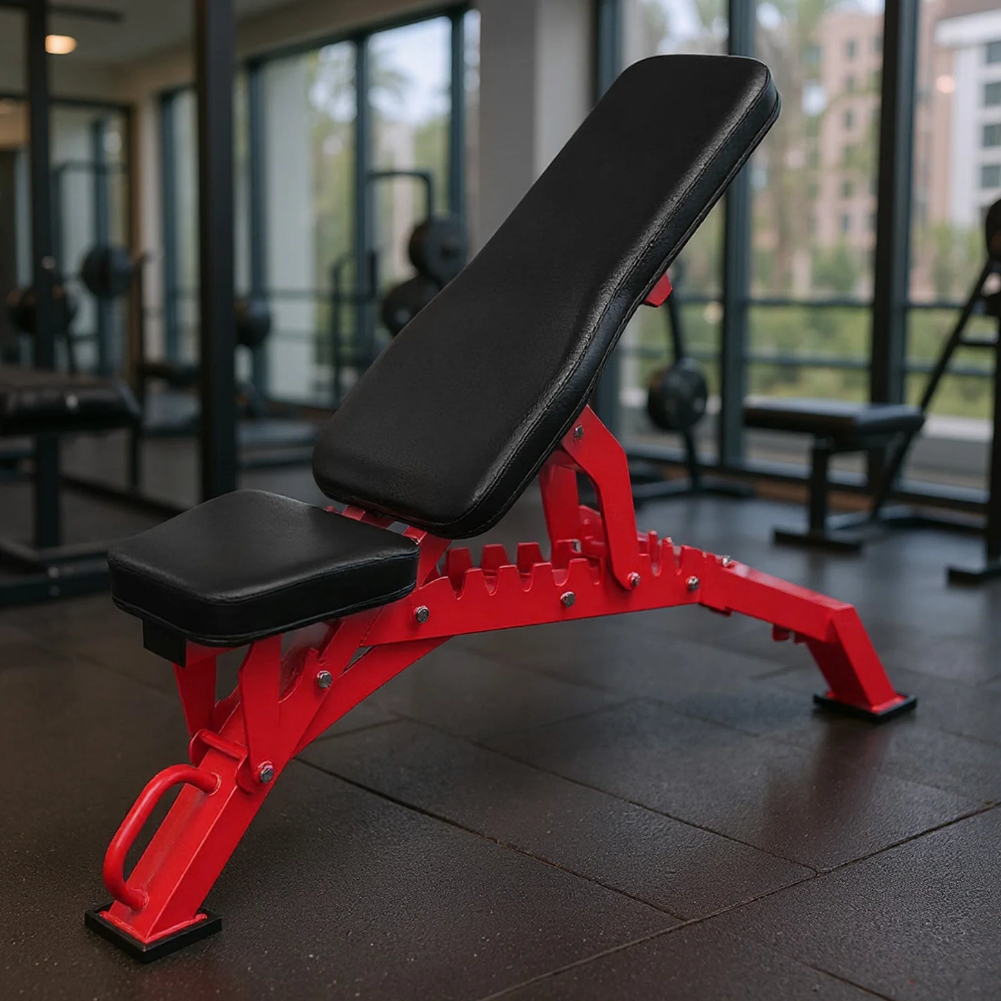 Strength Training Bench Adjustable Exercise Bench Bench Press Bench for Home Garage Gym