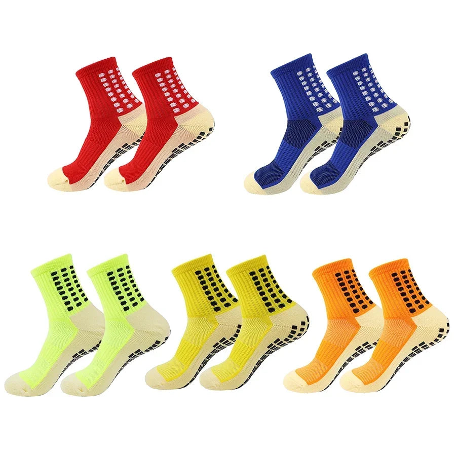 1/5/10/20 pair of football socks sports socks men's mid-calf socks silicone non-slip dot socks basketball yoga socks