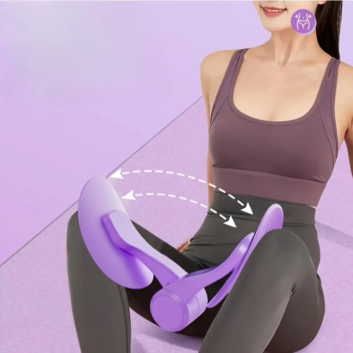 Pelvic Floor & Thigh Trainer‑ Non‑electric, ABS Material, for Thigh Adduction Shaping and Pubic Bone Strengthening