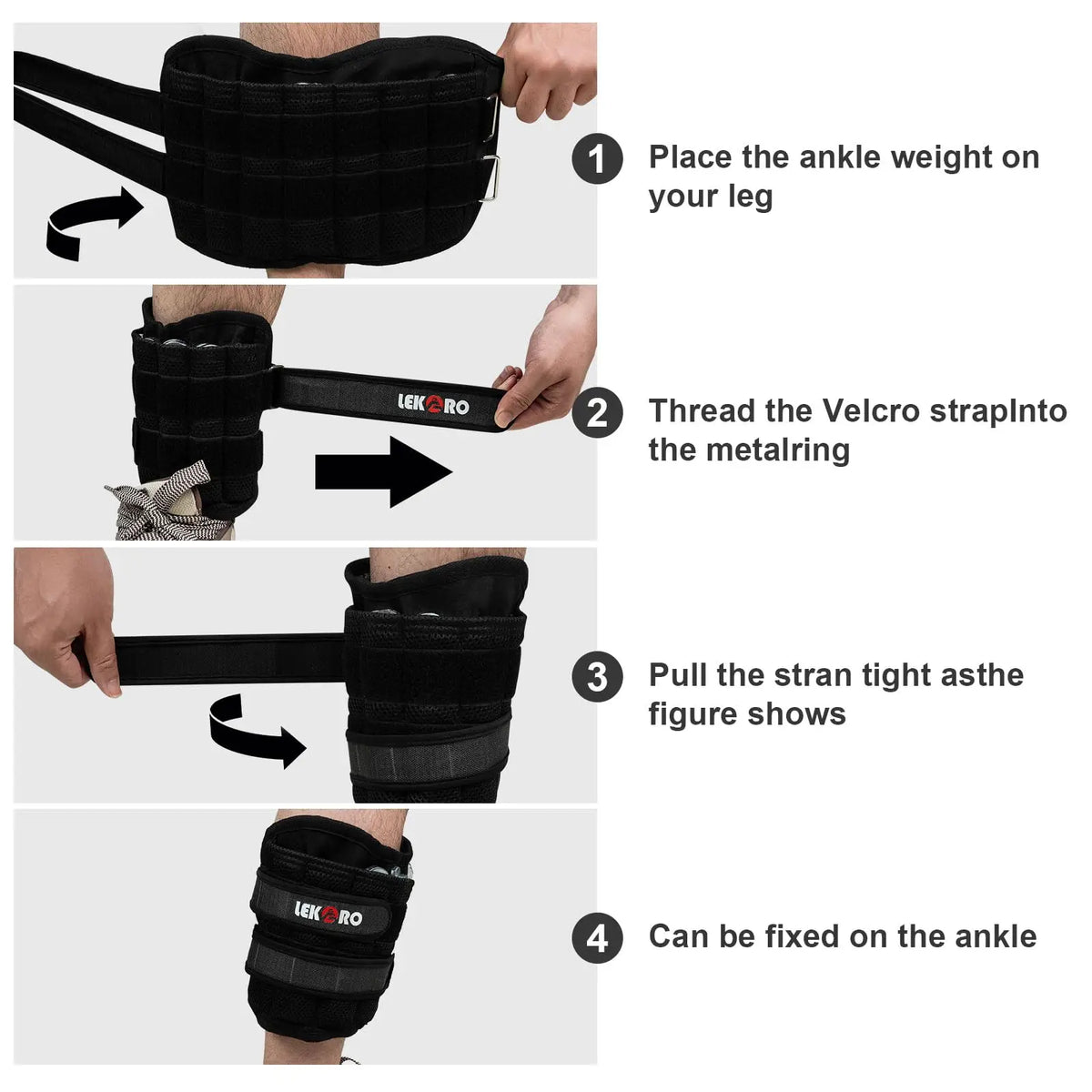 Adjustable Wrist Ankle Weights, Removable Arm and Leg Weights for Men and Women Fitness, Strength Training, Running, 1 to 2 Pack