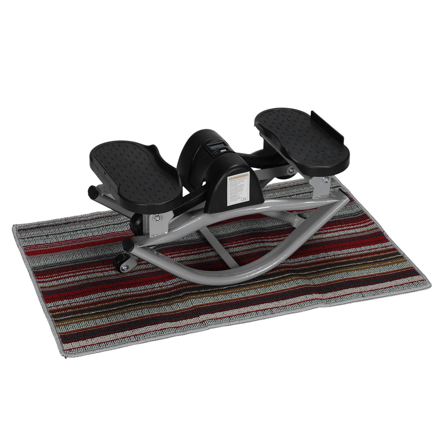 Rock Stepper Machine with Digital Display & Resistance Bands 250 LBS Weight Capacity for Knees Joints Legs Glutes Abs