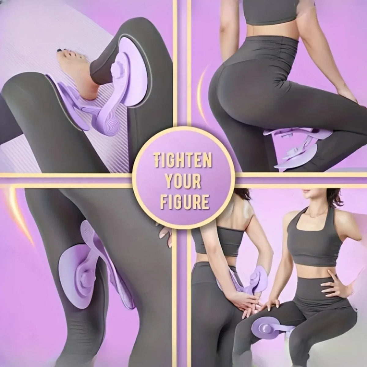 Pelvic Floor & Thigh Trainer‑ Non‑electric, ABS Material, for Thigh Adduction Shaping and Pubic Bone Strengthening