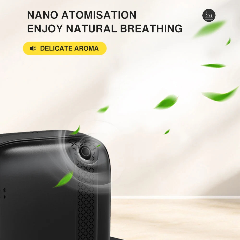 NAMSTE 500m³ Bluetooth Aromatic Oasis House Perfume Essential Oils Air Freshener 400ML Aroma Diffuser Electric Smell For Home