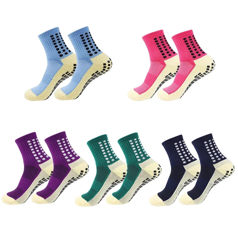 1/5/10/20 pair of football socks sports socks men's mid-calf socks silicone non-slip dot socks basketball yoga socks