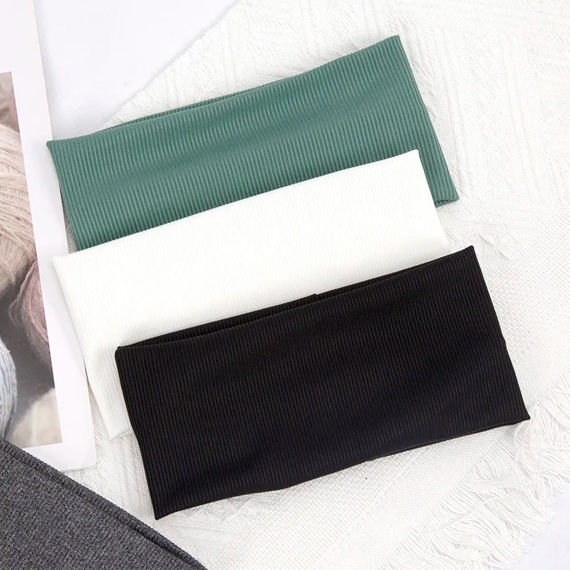 Elastic Solid Color Hair Bands for Women and Men Hairband Running Fitness Sports Yoga Headbands Girls Head Band Accessories 2031