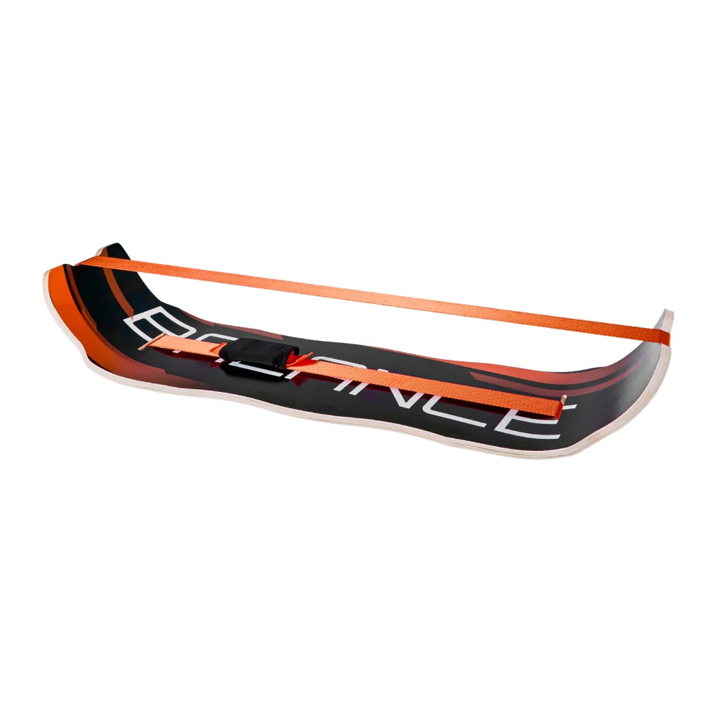 Ye Balance Board - Wobble Board Trainer for Adults, Premium Wooden Curved Balance Training Equipment, Compact & Lightweight for Core Workouts, Standing Desk Exercise, Home Gym, Yoga & More, Orange