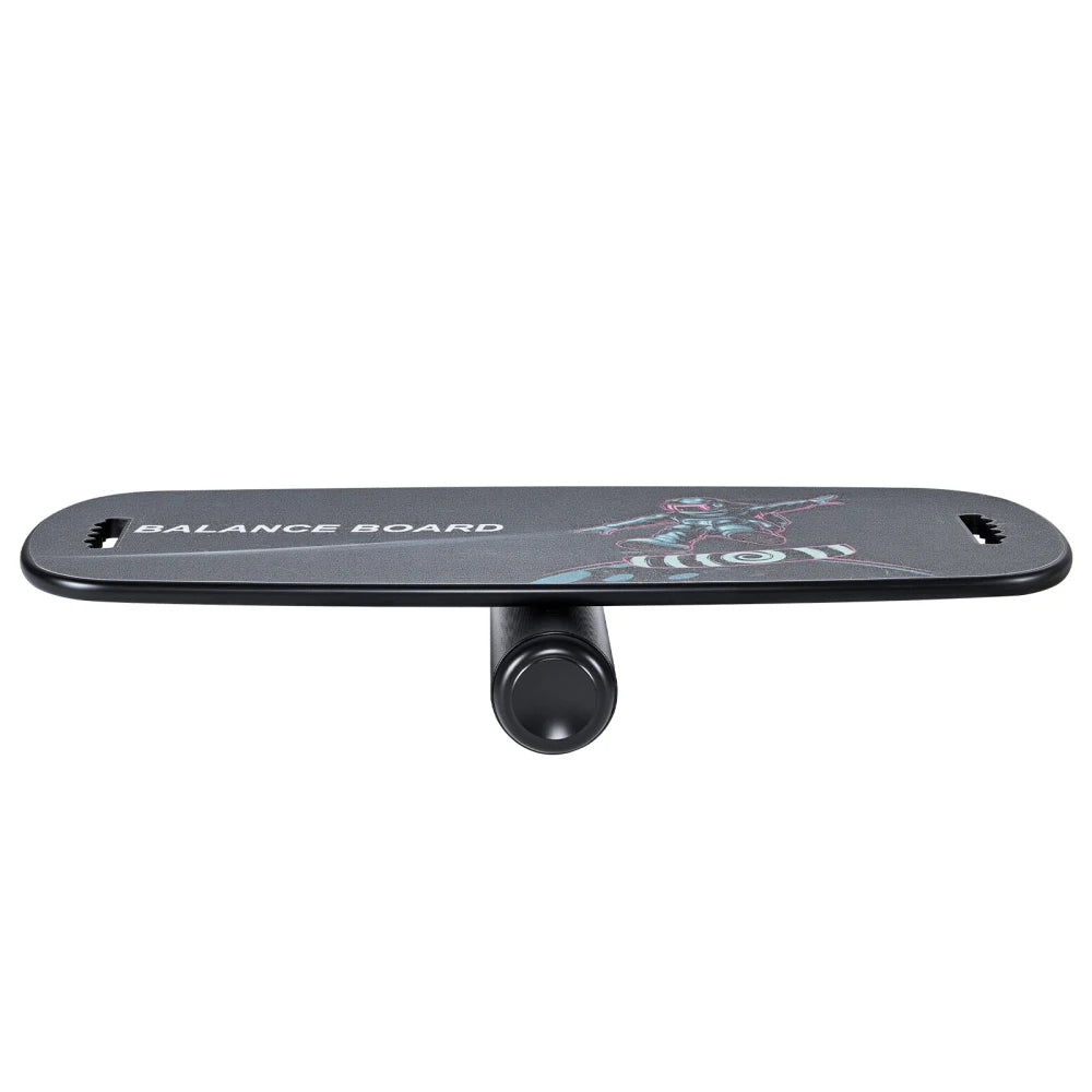 Ye Balance Board: 2-in-1 Wobble Board Trainer for Adults, Premium Wooden Balance Training Equipment with Roller, Magnetic Stoppers, Storage Rack, for Core Workouts, Surf Training & Physical Therapy