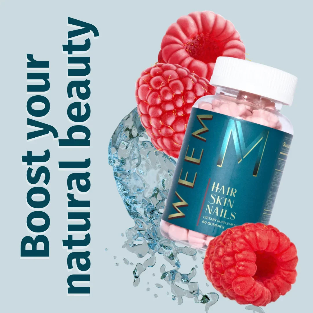 Hair Skin and Nails Gummies - Vegan biotin Vitamins for Women & Men Supports Faster Hair Growth, Stronger Nails, Healthy Skin