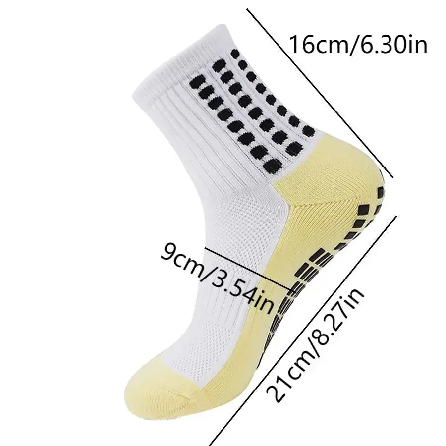 1/5/10/20 pair of football socks sports socks men's mid-calf socks silicone non-slip dot socks basketball yoga socks