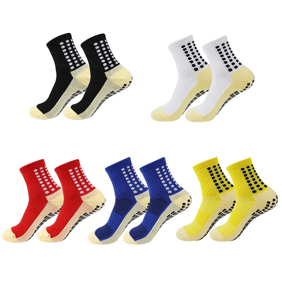 1/5/10/20 pair of football socks sports socks men's mid-calf socks silicone non-slip dot socks basketball yoga socks