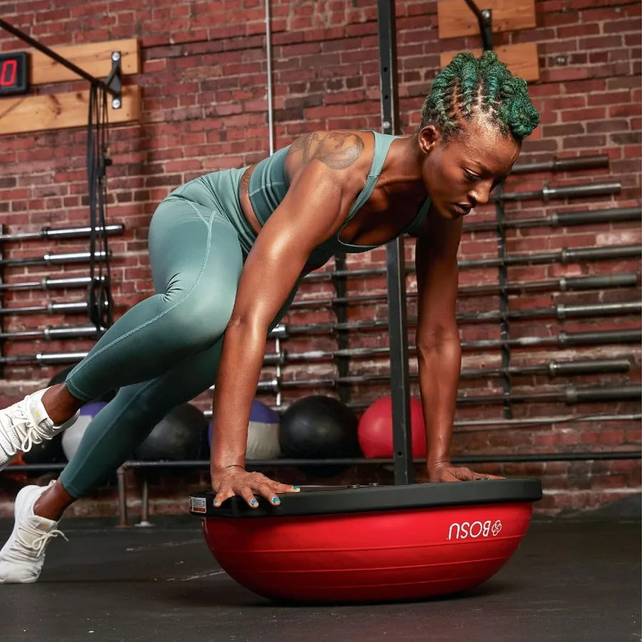 Pro Multi Functional Home Gym Full Body Balance Strength Trainer Ball Equipment with Guided Workouts and Pump