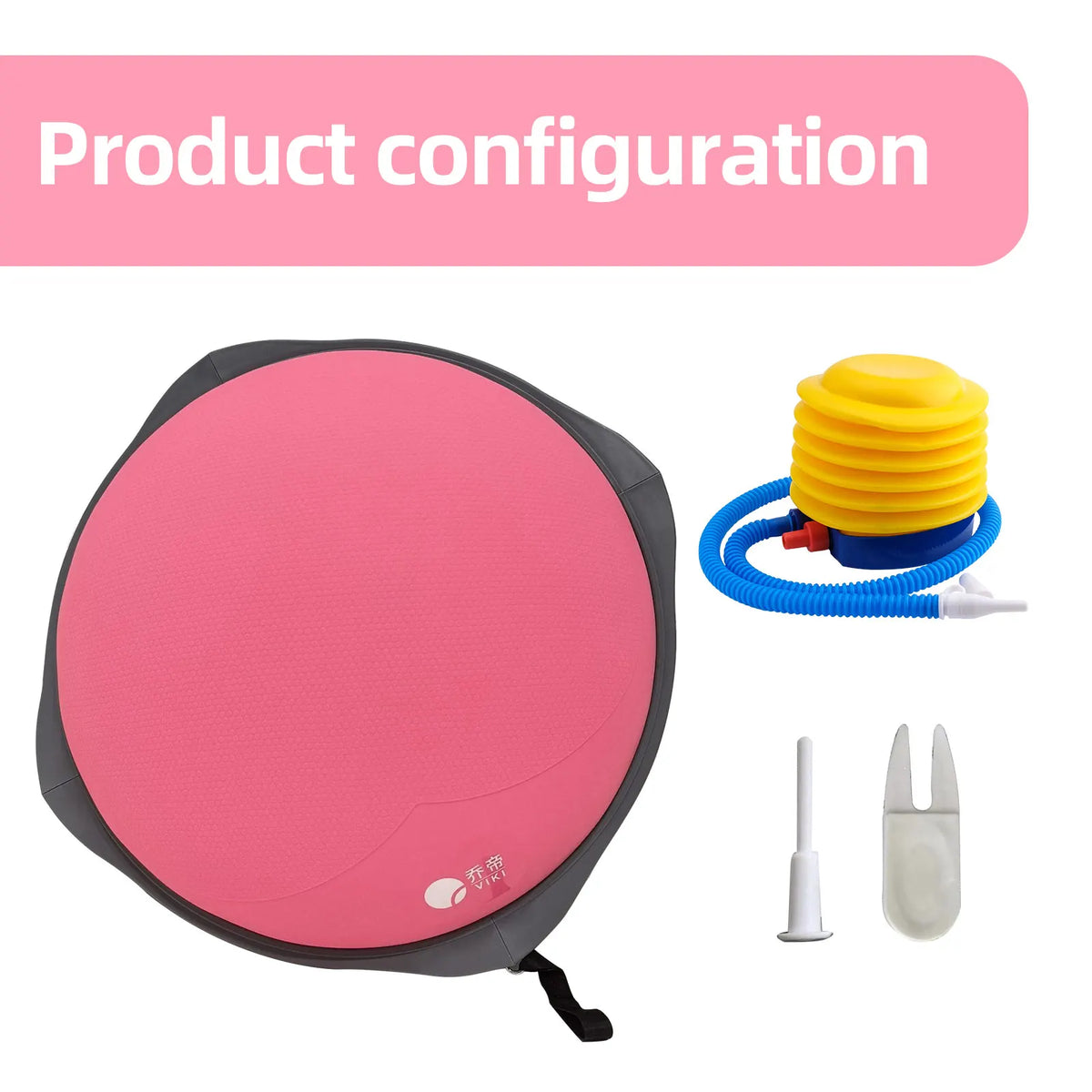 Big Exercise Ball Trainer,Balance Ball Trainer,  workout equipment for home， balancing ball，half ball balance trainer，Yoga Exercise Ball for Home Gym Core Training Anti-Skid Surface