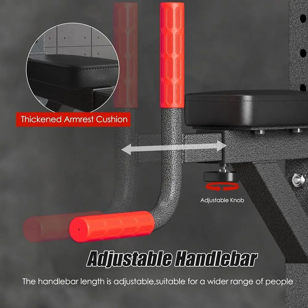 Power Tower Pull Up Bar Dip Station, All in One ree Standing Pull Up Bar or Home Gym with 7-Level Height Adjustable, Multi-uncti