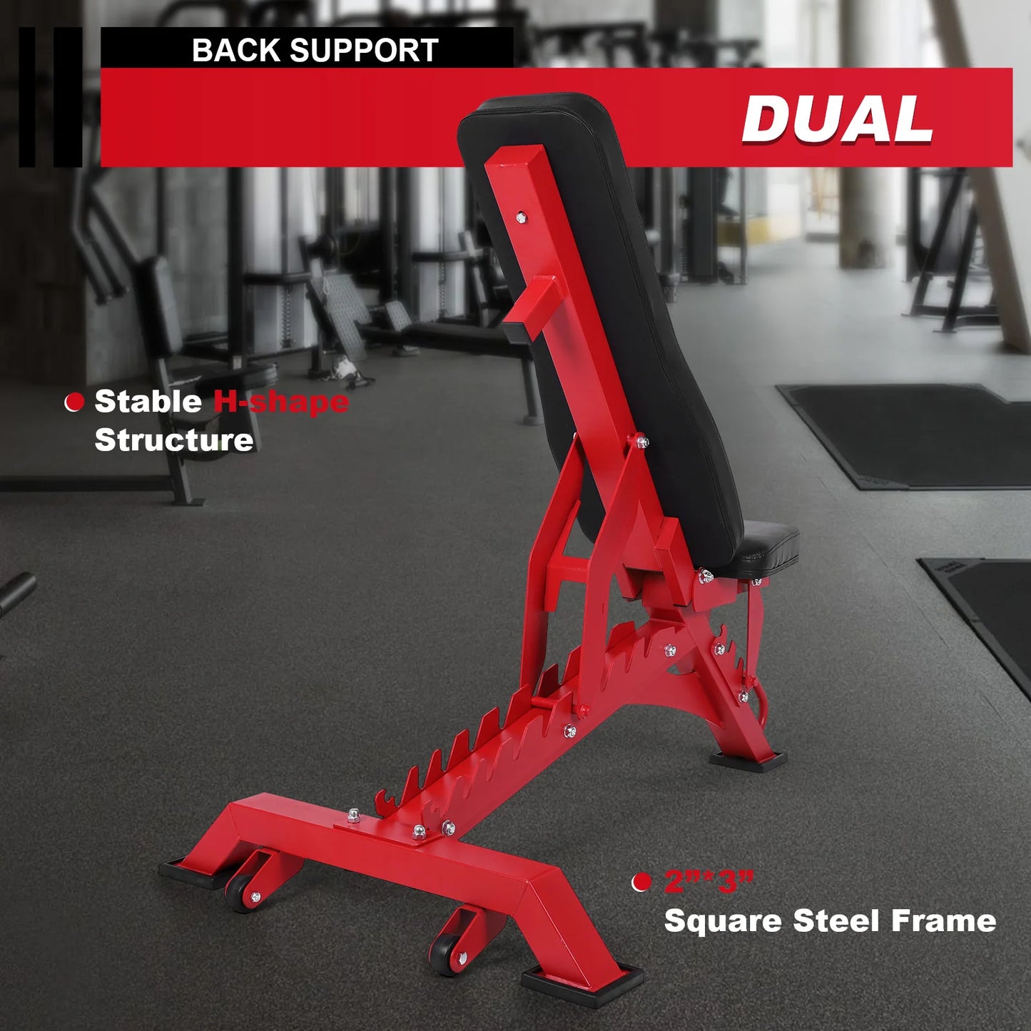 Strength Training Bench Adjustable Exercise Bench Bench Press Bench for Home Garage Gym