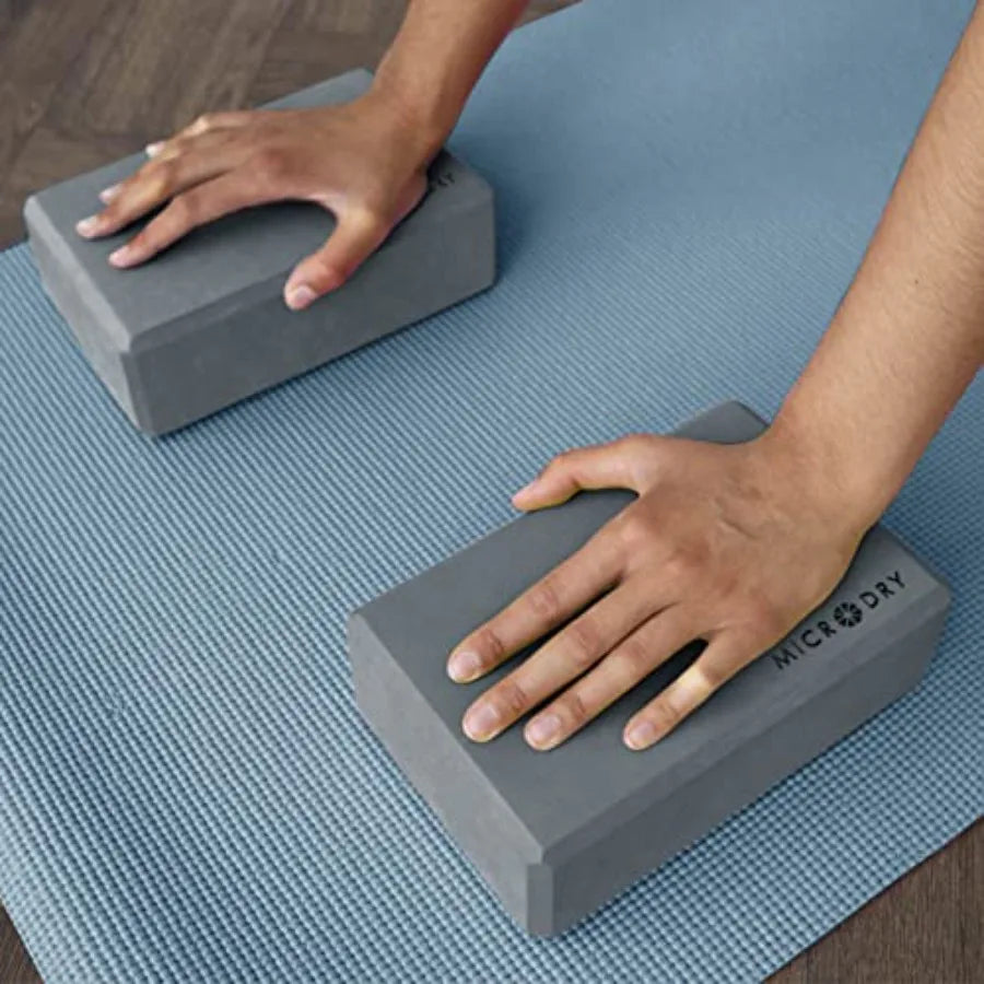 - Stretching and Exercise Foam Blocks, Yoga, Pilates Equipment for Home Workouts, Fitness Accessories for Home and Gym, Slip-Re