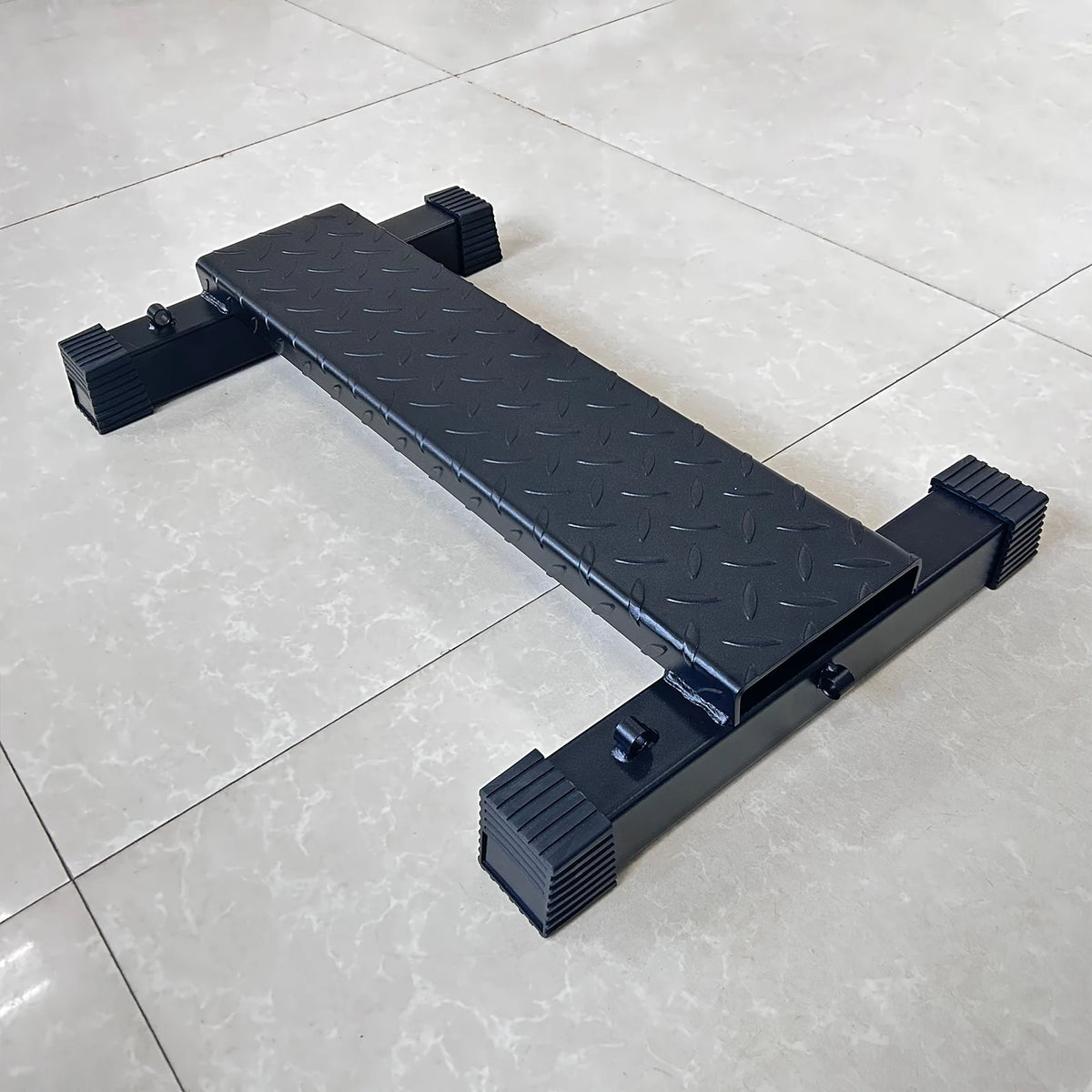 Multifunctional Steel Calf Raise Bar, Wide Standing Calf Raise Block for Calves Stretching, Foot Stretch Platform, Anti-Slip Squ