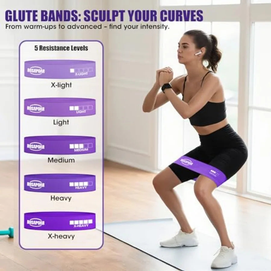 Pilates Essentials Kit for Women, Pilates Ring Set - 14" Magic Circle with Yoga Ball and Resistance Bands Pilates Kit for Home