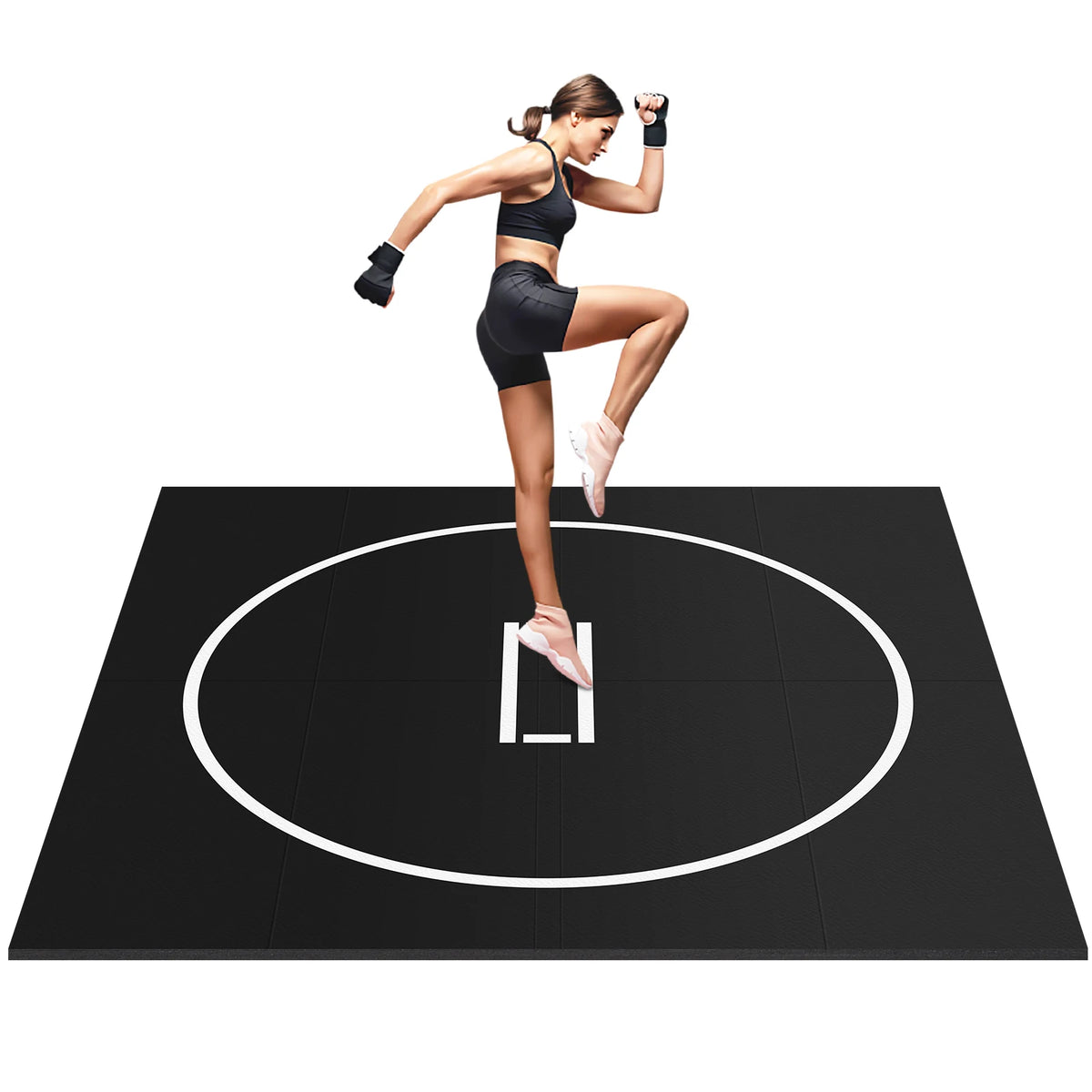 Wrestling Mat with 3cm Thickness Punching Mat 10 X 10ft/10 X 6.6ft/10 X 5ft for Yoga BJJ MMA Grappling Judo Boxing Martial Art
