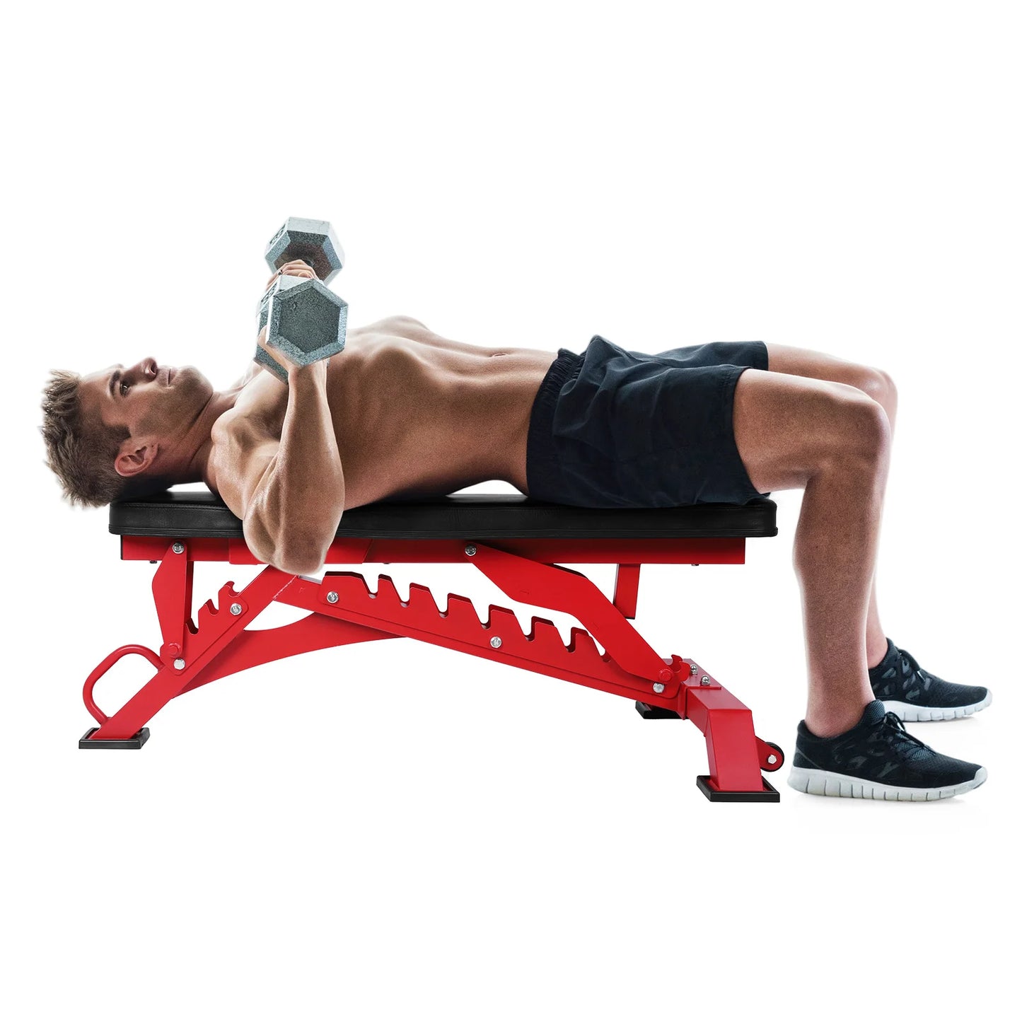 Strength Training Bench Adjustable Exercise Bench Bench Press Bench for Home Garage Gym