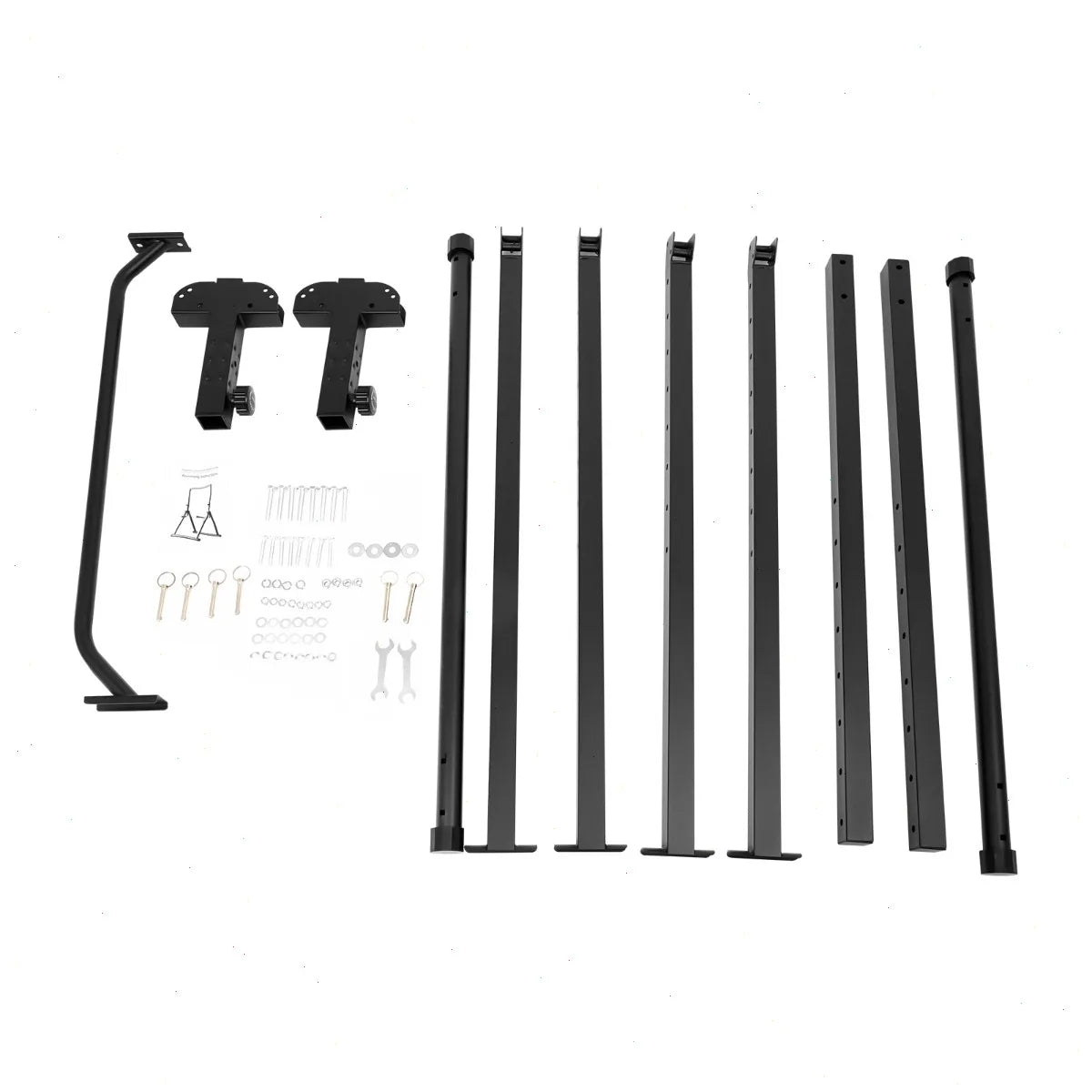 Pull-Up Bar, Single Bar, Gymnastics Practice Bar, Doorway Adjustable, Home Workout, Heavy Duty Steel, Strength Training, Detachable, Non-slip, 440Lbs Weight Capacity, Indoor Exercise for Arms Abs Back