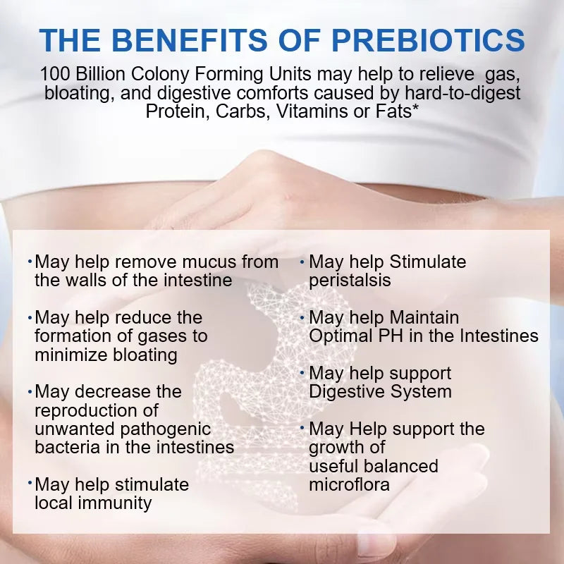 BEWORTHS High Absorption Probiotic Capsules Adults Digestive Health Supplement Promotes Promote Digestion Reduces Bloating
