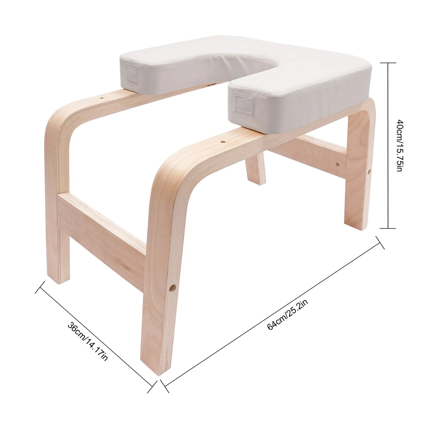 Yoga Headstand, Assistant Inversion Bench, Body Shaping Invert Stool, Chair Body Coordination for Gymnasts 64*36*40cm