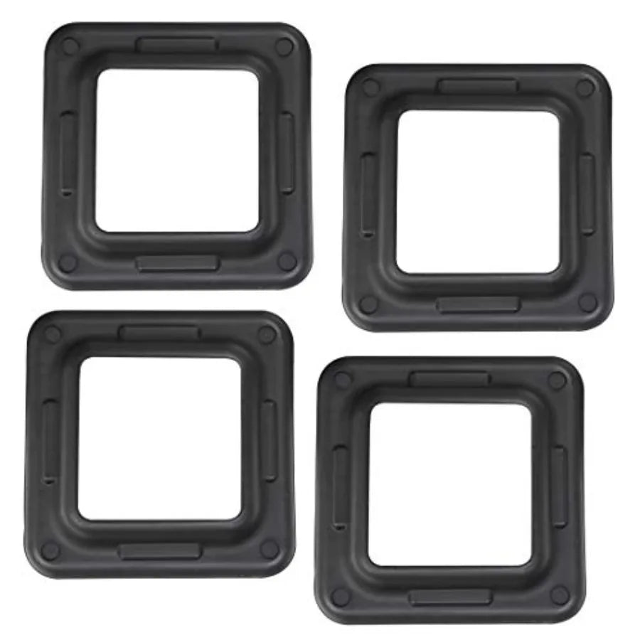 43'' Adjustable Aerobic Step Platform with 4 Stackable Risers for Home Gym Cardio Strength Training in Black