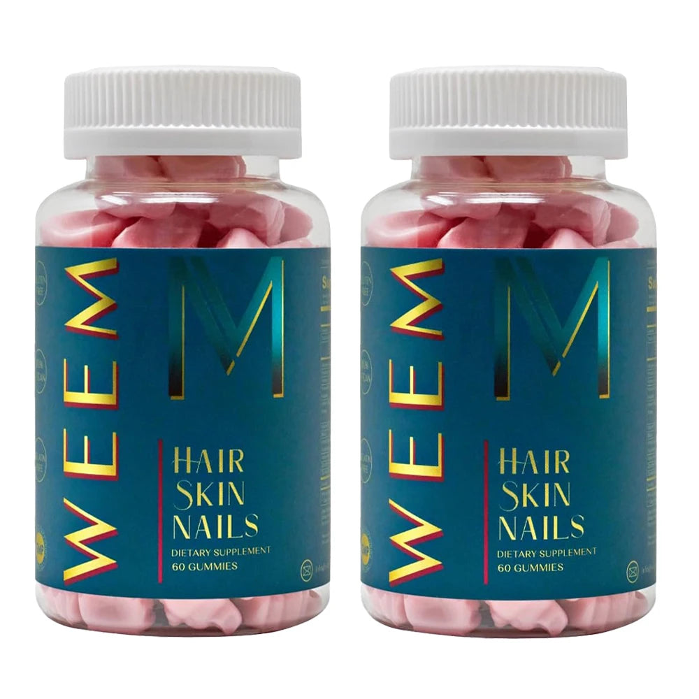 Hair Skin and Nails Gummies - Vegan biotin Vitamins for Women & Men Supports Faster Hair Growth, Stronger Nails, Healthy Skin
