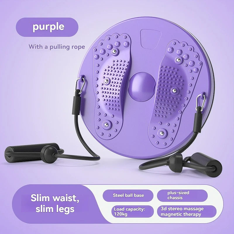 Silent Home Fitness Equipment Waist Twister Abdominal Twisting Board for Exercise - Compact Size for Efficient Core Training