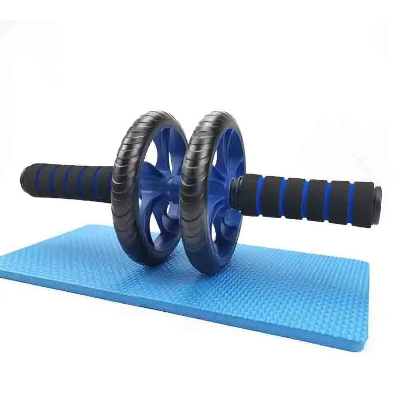 Silent Dual-Wheel Abdominal Roller - Made of Pvc and Stainless Steel, Suitable for Core Strength Training and Fitness Enthusiasts, Abdominal Muscle Roller, Exercise Equipment