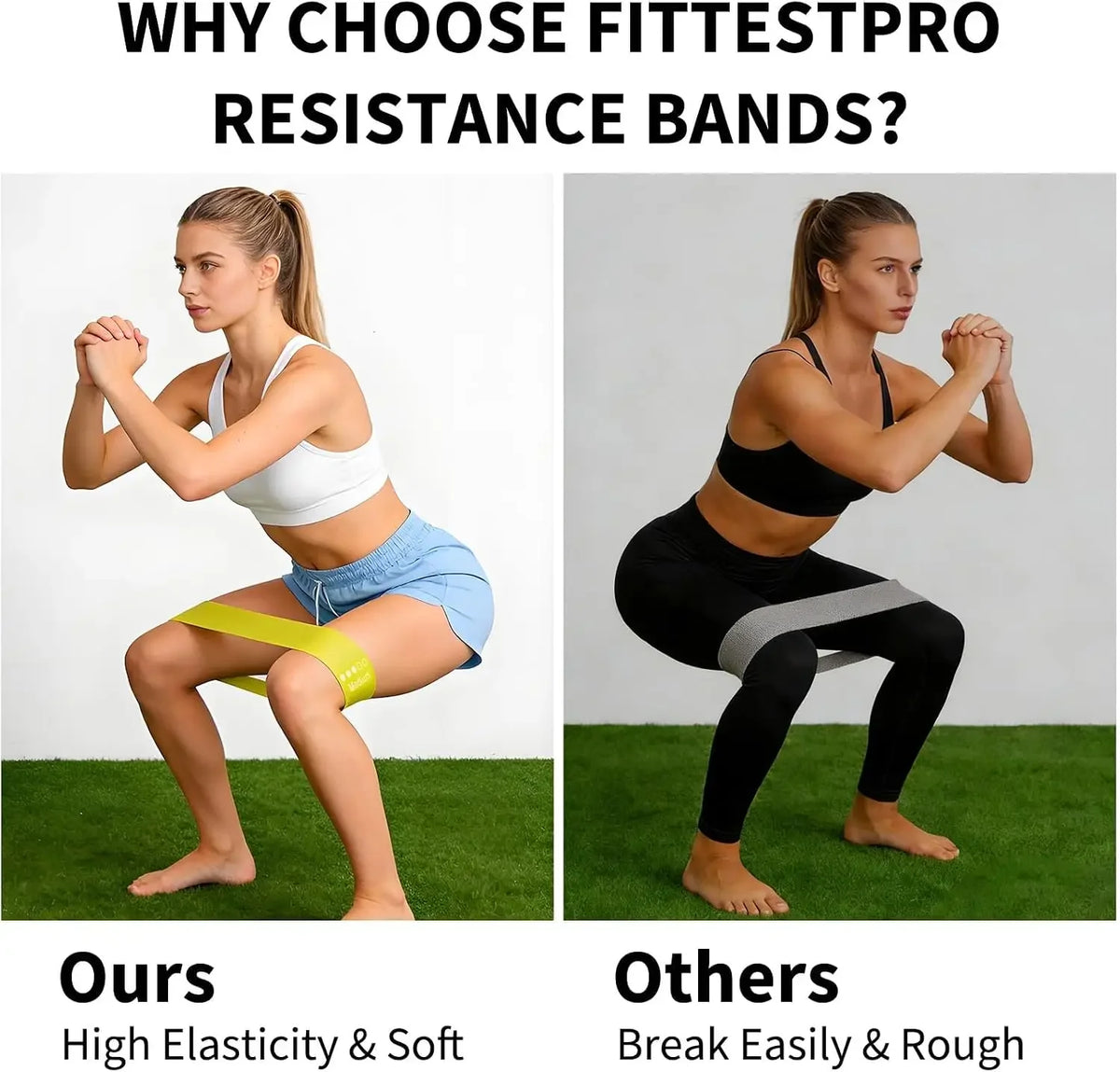 20 Count TPE Resistance Bands Fitness Set Elastic Exercise Loops for Strength Workout Muscle Stretching  Yoga Gym Equipment Elastic Rubber Loop