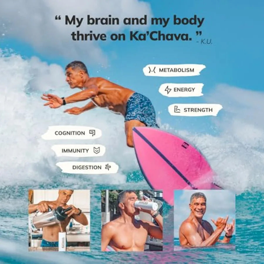 Ka'Chava Whole Body Meal Shake 2 lb Vegan Protein Powder with 8+ erfoods and Greens Plant-Based Meal Replacement with Probiotic