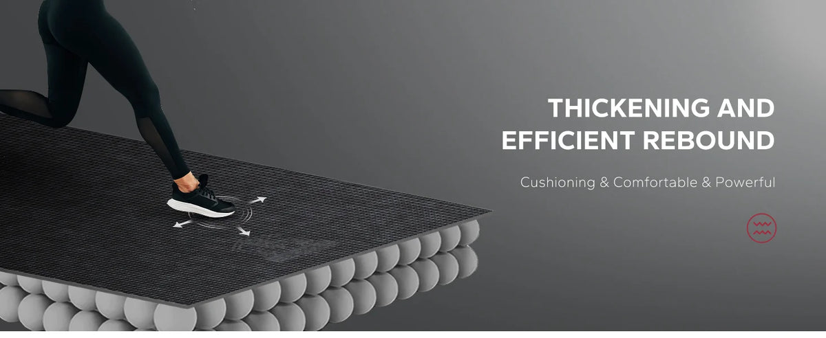 HAPBEAR Large Exercise Mat-7'x5'/6'x8'/6'x9'/6'x10'/6'x12'x8mm(1/3"),Non-Slip, Ultra Durable, Thick Workout Mat for Home Gym Flooring Cardio, Yoga for Fitness, High-Density, Shoes-Friendly